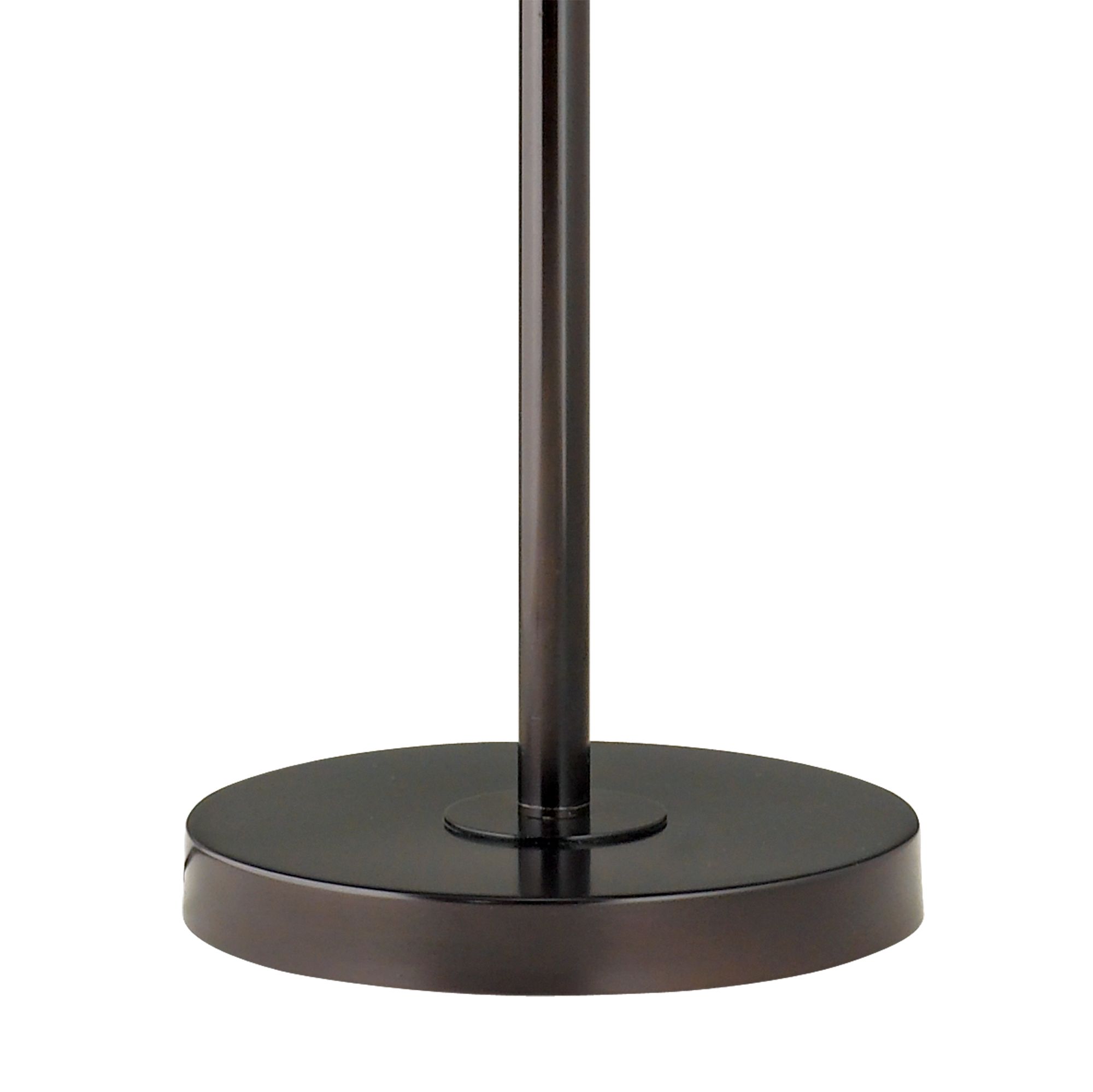 Image 5 Gabrielle 60 1/2" High Diamond Pleated Shade Swing Arm Floor Lamp more views