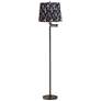 1_Gabrielle 60 1/2"H Bronze Swing Arm Floor Lamp with Navy Blue Shade