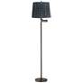 1_Gabrielle 60 1/2"H Bronze Swing Arm Floor Lamp with Sally Green Shade