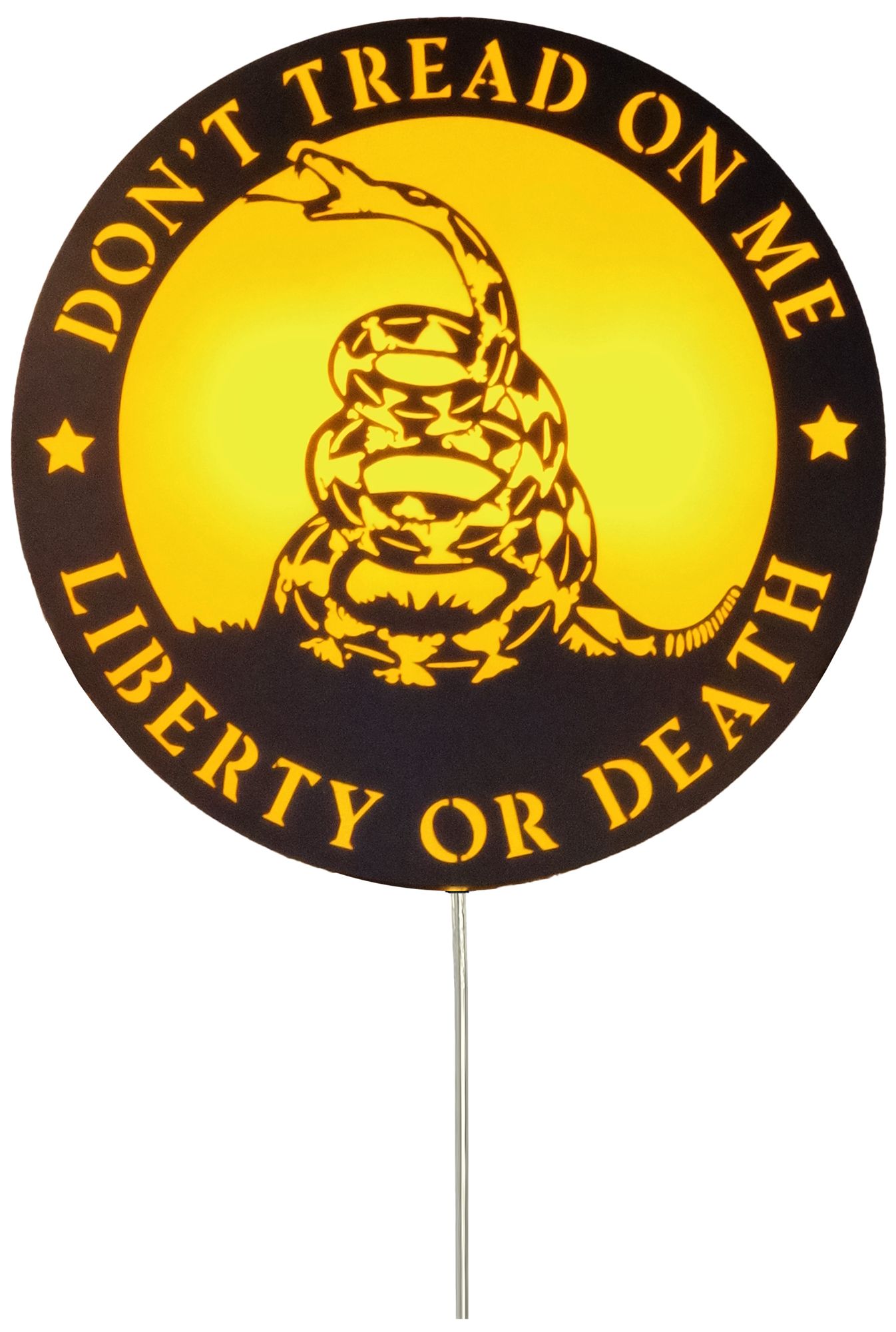 Image Gadsden Flag Illuminated Wall Fixture