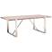 Gage 100" Wide Natural Gray Wood Extendable Dining Table