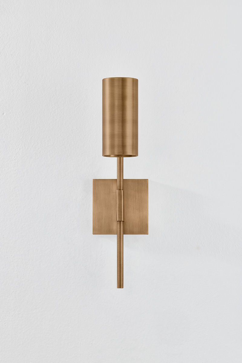 Image 3 Gage 15 1/4" High Patina Brass Wall Sconce more views