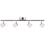 1_Gage 4-Light Polished Chrome Swivel LED Track Fixture