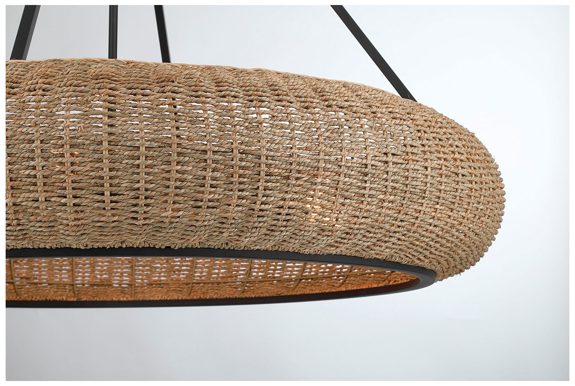 Image 3 Gaia 6-Light Pendant in Matte Black by Breegan Jane more views