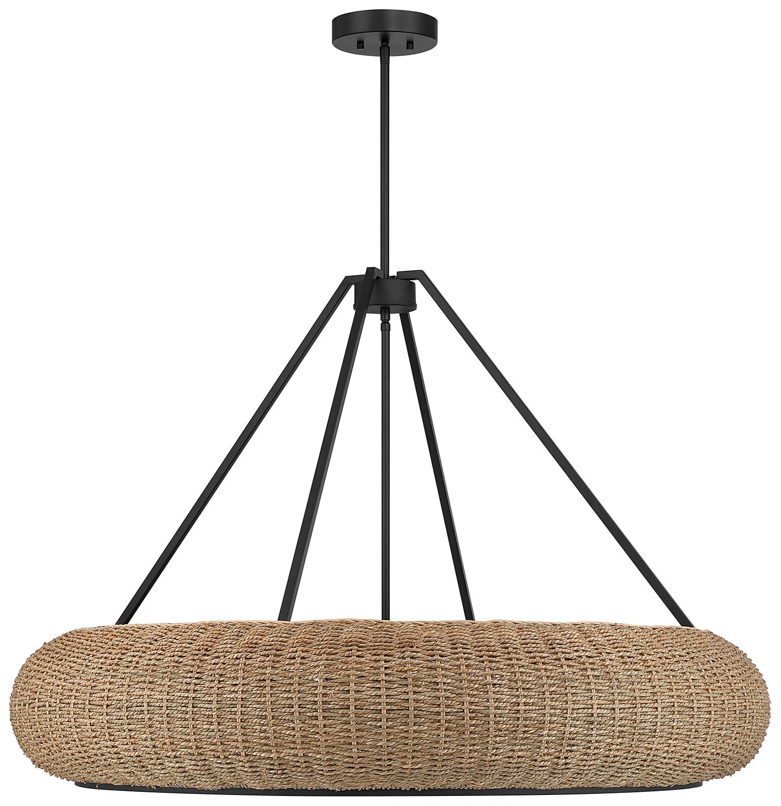 Image 5 Gaia 6-Light Pendant in Matte Black by Breegan Jane more views