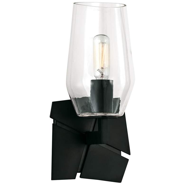 Image 1 Gaia Indoor Wall Sconce - Acid Dipped Black