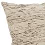 Gaia Tan Texture 20" Square Decorative Throw Pillow in scene