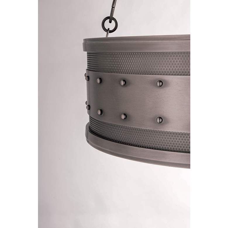 Image 2 Gaines 4 Light Pendant - Historic Nickel more views