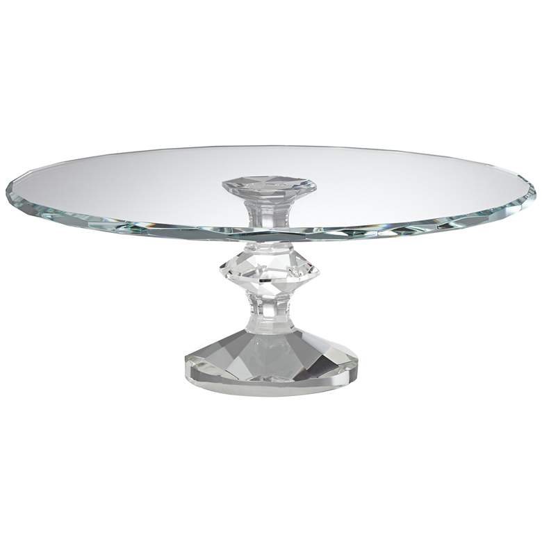 Image 1 Gala Crystal 11 inch Round Pedestal Cake Stand