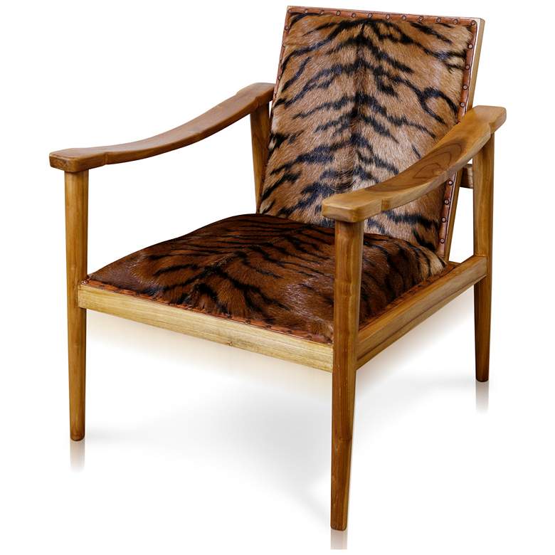 Image 1 Galaxia - Tiger Print Lounge Chair