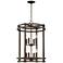 Galaxy 18 1/2" Wide Oil-Rubbed Bronze 8-Light Entry Pendant