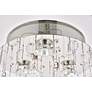 6_Galaxy 3 Lt Chrome Flush Mount Clear more views