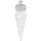 Galaxy 30" Wide Chrome and Crystal 16-Light Chandelier