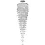 2_Galaxy 36" Wide Chrome and Crystal 16-Light Chandelier