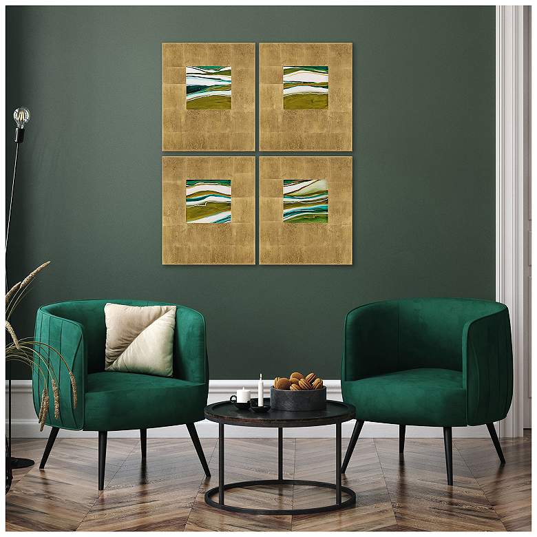 Image 4 Galaxy Series I 20"W x 24"H Wall Sculpture Set of 4 more views