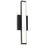 1_Gale 18" High Black Metal LED Outdoor Wall Sconce