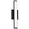 Gale 18" High Black Metal LED Outdoor Wall Sconce