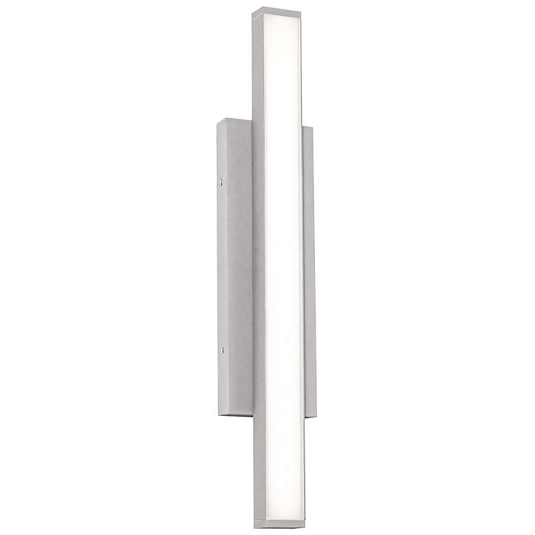 Image 1 Gale 18" High Textured Gray LED Outdoor Wall Light
