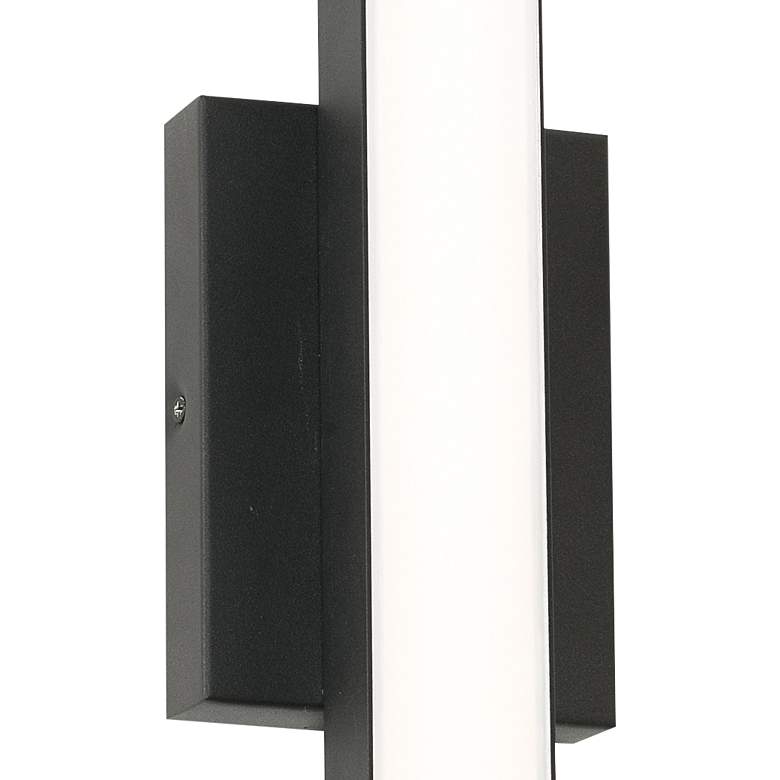 Image 2 Gale 18 inch Outdoor LED Sconce - Black more views
