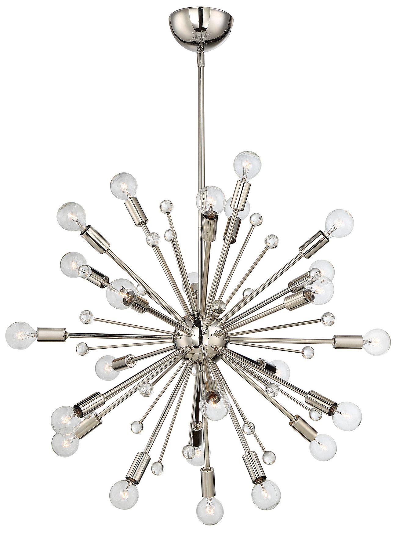 Image 2 Galea 24-Light Chandelier in Polished Nickel