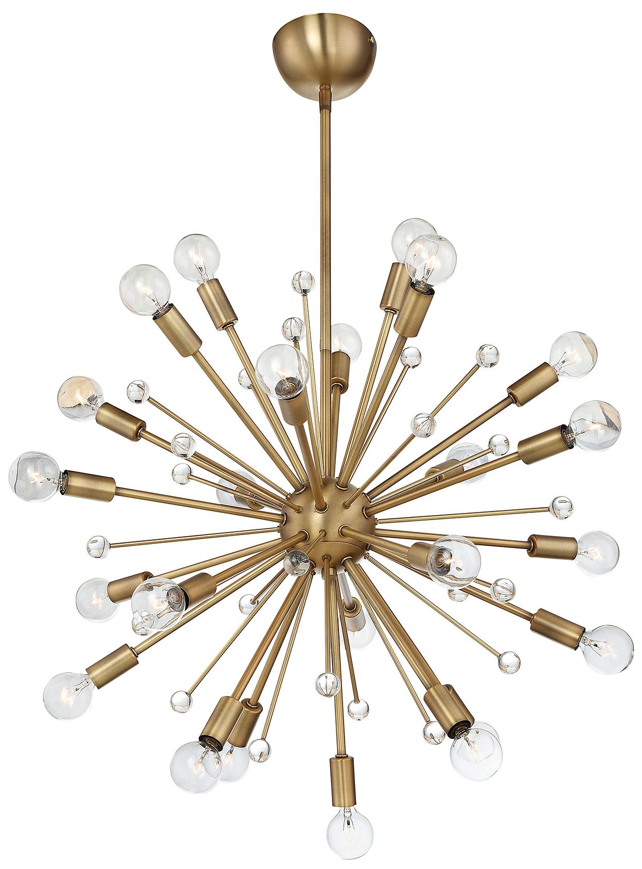 Image 2 Galea 24-Light Chandelier in Warm Brass
