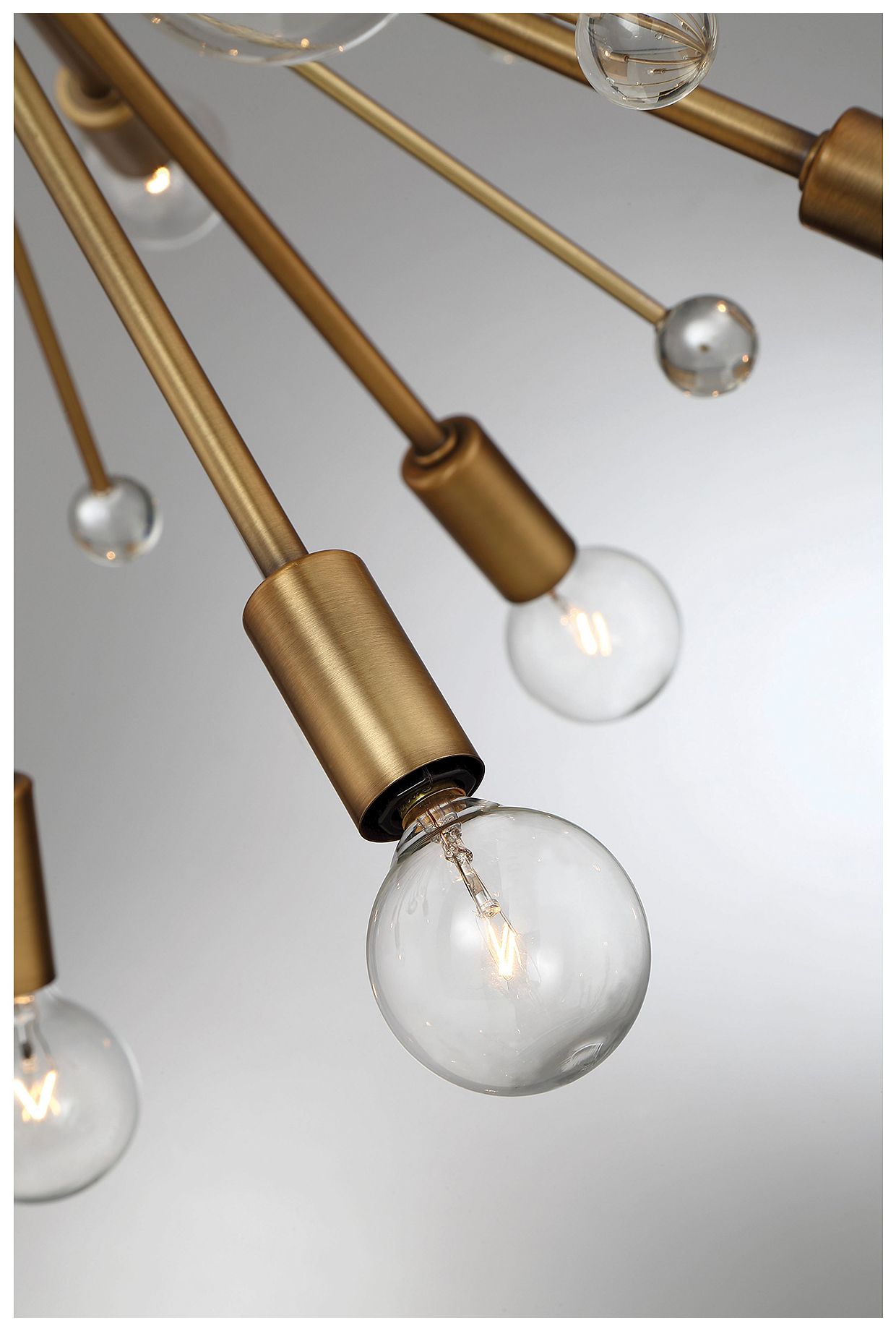 Image 4 Galea 24-Light Chandelier in Warm Brass more views