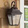 Galena 16" High Sable Steel Outdoor Wall Light