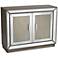 Galena 2-Door Mirrored Accent Cabinet