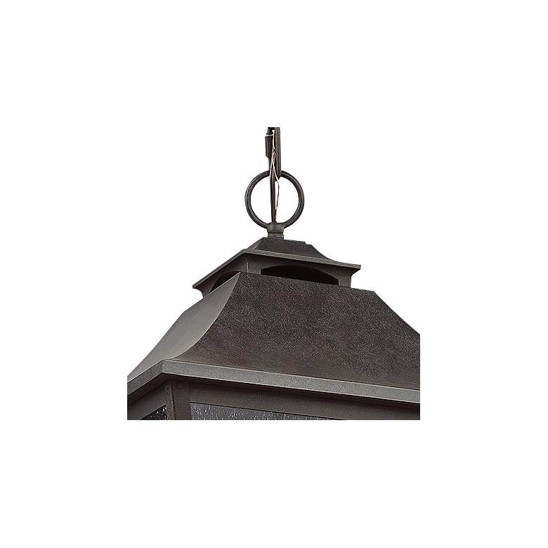 Image 4 Galena 23 1/2 inch High Sable Outdoor Hanging Light more views