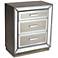Galena 3-Drawer Mirrored Accent Chest