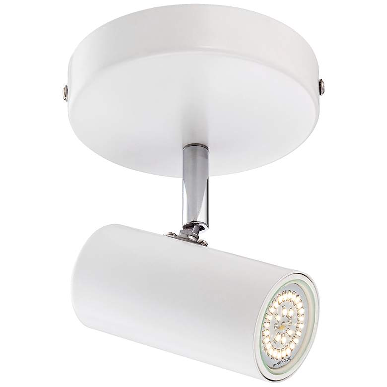 Image 2 Galena 8 inch Wide White Finish LED Track Fixture by Pro Track