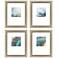 Galene 17"W x 20"H Framed Art Set of 4