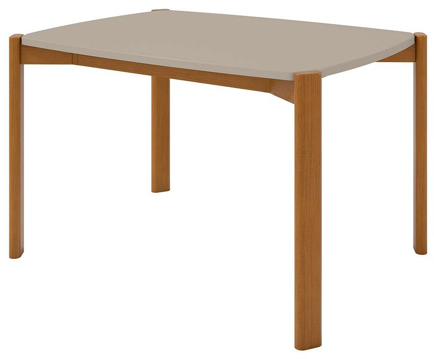 Image 2 Gales 47 1/4" Wide Greige and Macadamia Dining Table
