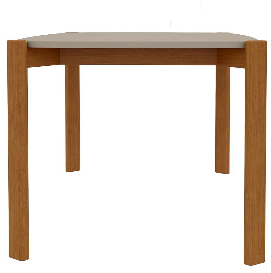 Gales 47 1/4" Wide Greige and Macadamia Dining Table