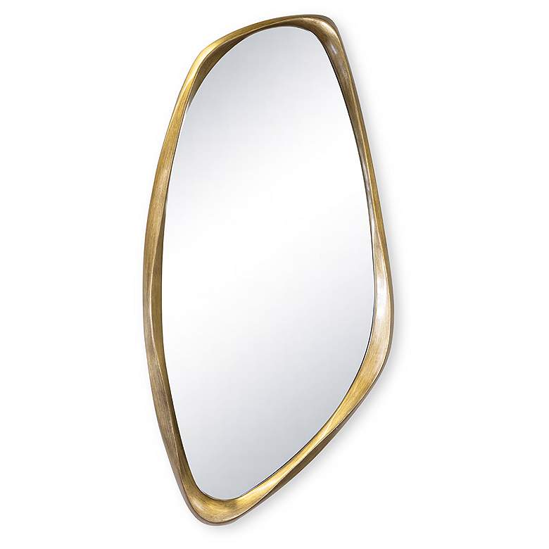 Image 1 Galet Antique Gold Leaf 24" x 46" Wall Mirror