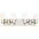 Galina 24" Wide Polished Aluminum 4-Light LED Bath Light