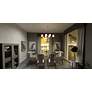3_Gallagher 42" Wide Brushed Nickel 6-Light Island Chandelier more views