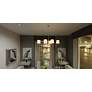 5_Gallagher 42" Wide Brushed Nickel 6-Light Island Chandelier more views