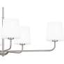 7_Gallagher 42" Wide Brushed Nickel 6-Light Island Chandelier more views