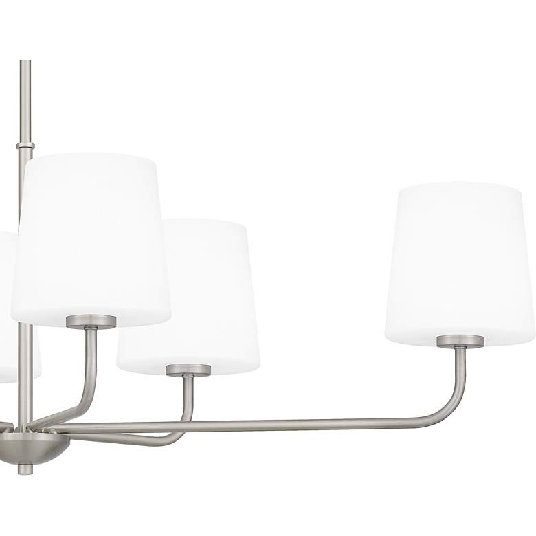Image 7 Gallagher 6-Light Brushed Nickel Island Light more views