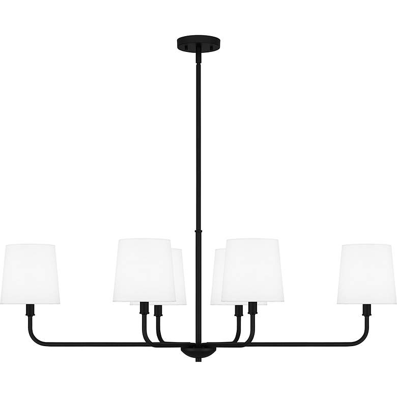 Image 4 Gallagher 6-Light Matte Black Island Light more views