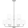 3_Gallagher 9-Light Brushed Nickel Chandelier more views