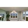 4_Gallagher 9-Light Brushed Nickel Chandelier more views