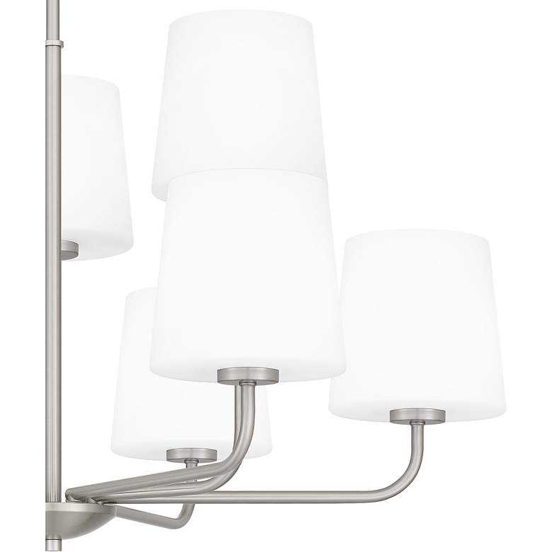 Image 6 Gallagher 9-Light Brushed Nickel Chandelier more views