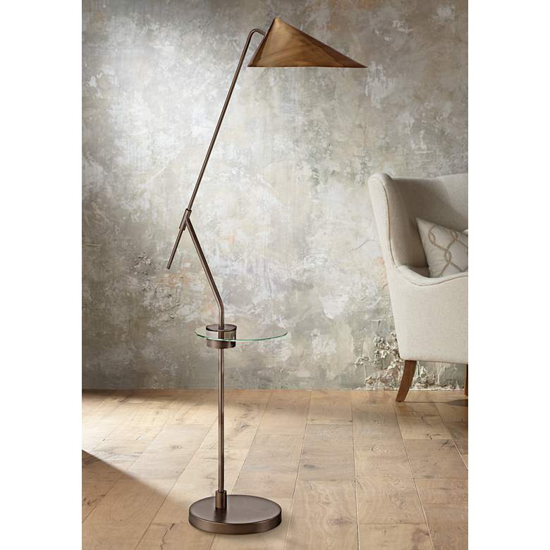 Image 1 Gallant Floor Lamp with Tray Table and USB