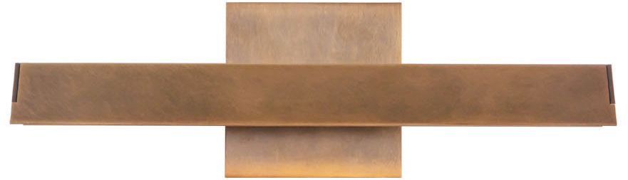 Image 2 Galleria 15-in Vintage Brass dimmable LED Wall/Picture Light