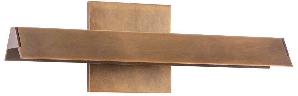 Image 3 Galleria 15-in Vintage Brass dimmable LED Wall/Picture Light more views