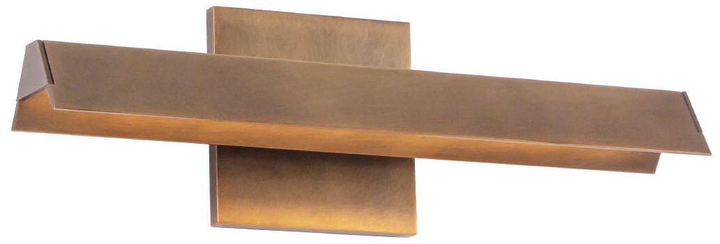 Image 4 Galleria 15-in Vintage Brass dimmable LED Wall/Picture Light more views