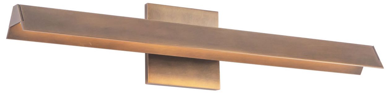 Image 4 Galleria 23-in Vintage Brass dimmable LED Wall/Picture Light more views