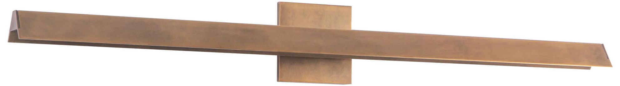 Image 3 Galleria 37-in Vintage Brass dimmable LED Wall/Picture Light more views